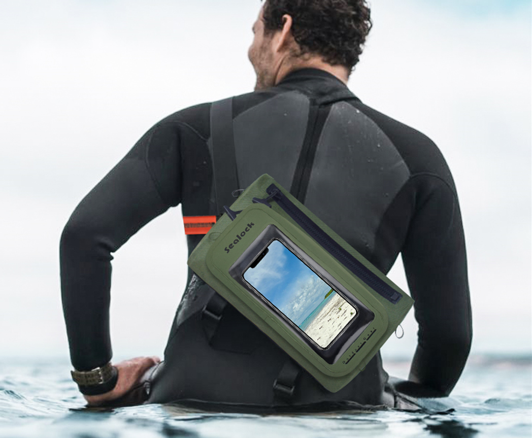 Sealock AquaSeal vandtæt etui med individuelt telefoncover til vandsport