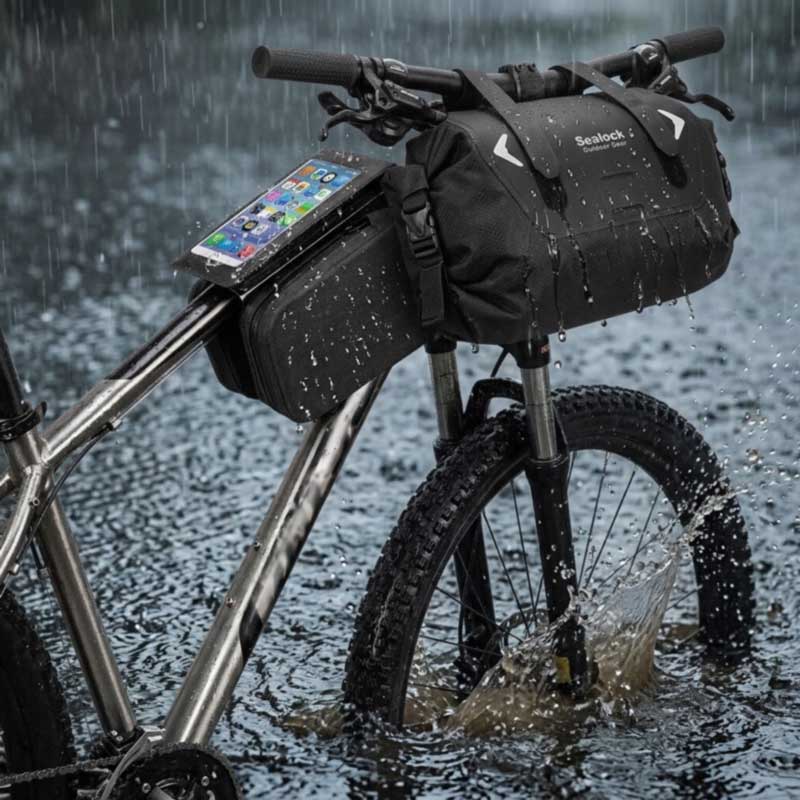 Vandtætte cykeltasker — RF-svejset, IPX6 | OEM, MOQ 200